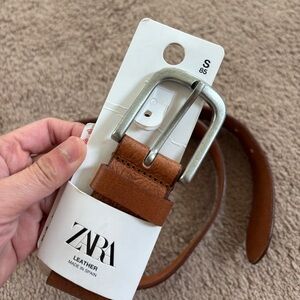 Zara leather belt